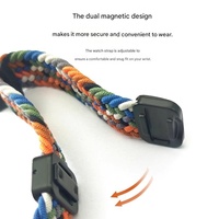 Bracelet de remplacement en nylon élastique avec boucle magnétique pour Mi Band 10 NFC/10/9 NFC/9/8/8 NFC