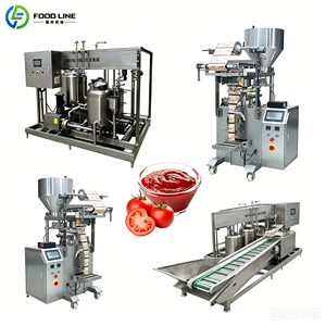 Línea de Producción Pequeña de Salsa de Tomate, Máquina Comercial para Hacer Salsa de Tomate, Línea de Producción Automática Pequeña de Puré de Tomate - Product Image 1
