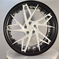 Jantes en alliage d'aluminium forgé légères, neuves, 2 pièces, 24 pouces, couleur argent, pour voitures