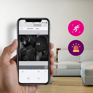 Tuya กล้องวงจรปิดเครือข่าย2MP, กล้อง IP กลางแจ้งขนาดเล็ก H.265ติดตามอัตโนมัติระบบรักษาความปลอดภัย WiFi หมุนเอียงได้ดิจิทัลซูมได้ในเวลากลางคืน - Product Image 4