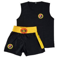 Tenue de combat Sanda en gros – Kimono Sanda en polyester respirant et infroissable pour arts martiaux – Commande en gros pour entraînement d'équipe au dojo