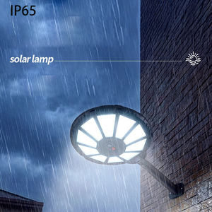 192LED太阳能户外路灯防水IP65泛光灯，带运动传感器ABS体，用于花园车库停车场 - Product Image 5