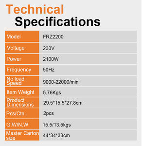 12Mm Chuyên Nghiệp Công Cụ Điện Chế Biến Gỗ 2100W Điện Gỗ Router - Product Image 5