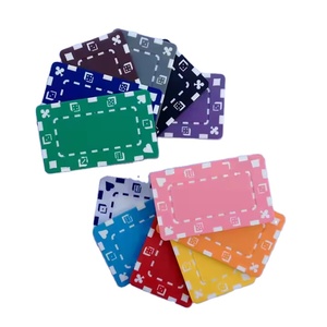 ชิปคาสิโน ABS คุณภาพสูง หลายสี แบบกำหนดเอง 21 จุด สำหรับเท็กซัส โฮลเอ็ม บาคาร่า แบล็คแจ็ค พร้อมถาดสี่เหลี่ยมพิมพ์โลโก้ตามสั่ง - Product Image 6