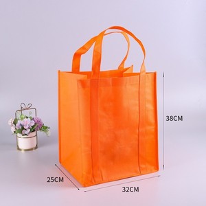 In Stock Thick 3D Non Woven <b>Handbag</b> Large Capacity Premium Texture Tote Bag Custom Printed Logo For Advertising Promotion - Product Image 1