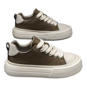 Men's <b>Shoes</b> 2025 Autumn New Style Youthful Outdoor Trendy Thick-Soled Non-Slip Simple Design Running <b>Height</b> <b>Increasing</b> <b>Shoes</b> - Product Image 1