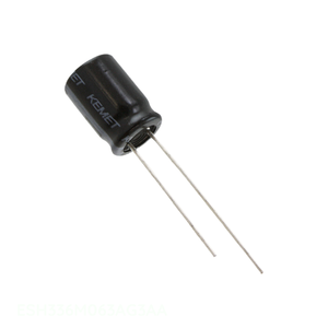ตัวเก็บประจุแบบมีรูผ่านรู ESH336M063AG3AA 33 uF เรเดียล33 uF 20% 63V - Product Image 1