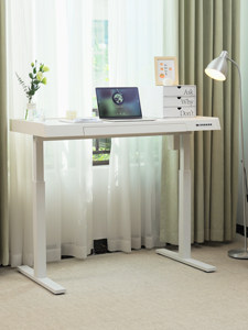Escritorio eléctrico moderno de altura ajustable, diseño minimalista, muebles para oficina en casa que requieren autoensamblaje. - Product Image 4