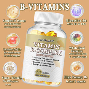 Gomitas de <span class=keywords><strong>Complejo</strong></span> Vitamínico <span class=keywords><strong>B</strong></span> para Adultos, 100 Unidades, Dosis de 500 mg - Ayuda a Aliviar la Fatiga, Mejorar la Digestión, Reducir el Estrés, Mejorar el Estado de Ánimo y Reforzar el Sistema Inmunitario - Product Image 3