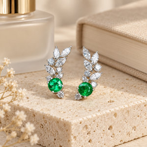 Orecchini a Perno Floreali per Donne, Design Vintage a Fiore, Accessori per Orecchie da Indossare Quotidianamente - Product Image 4