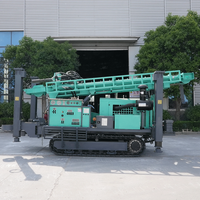 Machine de forage géothermique, équipement de forage de puits d'eau, type chenillé, moteur diesel, pompe à chaleur géothermique, climatisation