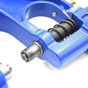 Nhà Máy Bán buôn giá rẻ của nhãn hiệu tay Báo Chí Grommet dây Giày Máy tự làm cho dây giày công cụ Snap Nút đinh tán dây giày đấm rèm - Product Image 4