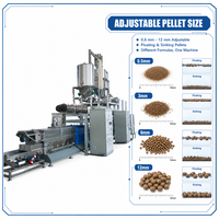 Ligne de production d'extrusion à double vis pour aliments pour animaux de compagnie, machine automatique pour la fabrication d'aliments pour chiens, chats et poissons, en acier inoxydable SUS304