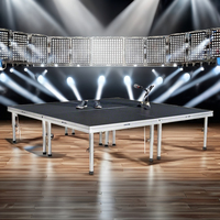 8 * 4ft forme ronde en aluminium imperméable à l'eau en aluminium pont de scène mise en scène pour scène d'équipement de Concert