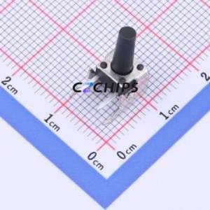 KAN0631-1251B Tactile Switch Through hole Component (THT) Switch 1.6N 7.4mm 7.4mm 12.5mm - Product Image 1