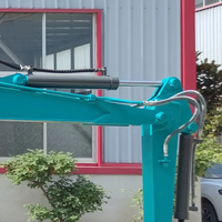 Tracteur compact chinois de 2.5 tonnes avec chargeuse et pelleteuse 4X4 Mini chargeuse-pelleteuse chargeuse-pelleteuse
