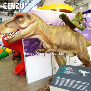 Increíble robot de paseo de dinosaurio de metal para escuelas Guarderías Lugares públicos como aeropuertos y centros comerciales - Product Image 2