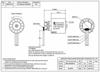 Motor DC Tanpa Sikat 12.6V Kecepatan Tinggi 135000RPM 270W 21A dengan Driver PCB Terintegrasi untuk Turbo Blower Genggam & Pengering Mobil
