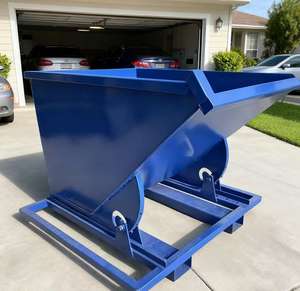 חדש 2 מלגזה מלקיזה פח פח פח אשפה לדלג עבור מסעדה קמעונאית - Product Image 2