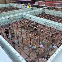 Système de coffrage en plastique ABS réutilisable Songmao, coffrage en plastique pour la construction en béton