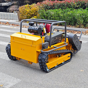เครื่องตัดหญ้าแบบหุ่นยนต์บังคับวิทยุ รุ่น LT192-D สำหรับทุกสภาพพื้นผิว ได้รับการรับรองมาตรฐาน CE EPA ใช้สายพานยางสำหรับงานเกษตรกรรม - Product Image 6