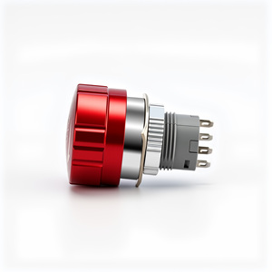 Interrupteur d'arrêt d'urgence à verrouillage métallique IP65, bouton-poussoir pour système de protection des équipements de chauffage - Product Image 5