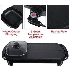 Poêle multifonctionnelle antiadhésive pour barbecue, nouveau modèle, grill électrique, poêle à kebab, barbecue - Product Image 6