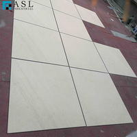 Carrelage de sol 600x600mm en pierre calcaire pour pavage extérieur, blanc beige