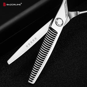 CNC profesional japonés 6 pulgadas salón de corte de pelo Baber tijeras <span class=keywords><strong>Set</strong></span> - Product Image 5