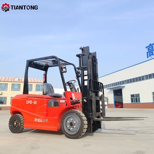 מלגזה חשמלית 3.5 טון רבי מכר עם סוללת ליתיום, גובה הרמה 3 מטר, ישיבה, מתאימה למפעלים ולוגיסטיקה - Product Image 1