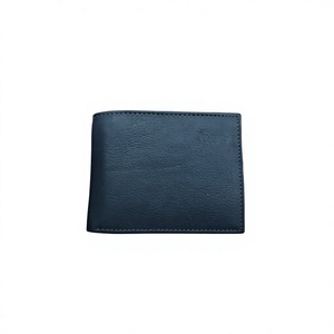 BS INTERNATIONAL High Standard <b>Black</b> Customized Fashion <b>Men's</b> Genuine Leather Waterproof Open <b>Wallet</b> Embroidery Letter - Product Image 1
