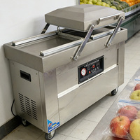 Machine de mise sous vide à double chambre 500PD pour usine et magasin, machine de conditionnement sous vide pour la conservation des aliments
