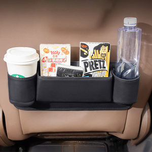 Organizador Innovador de Asiento Trasero de Coche de Cuero, Caja de Almacenamiento Multifuncional con 3 Compartimentos, Ajuste Universal, Almacenamiento Duradero para Asiento de Auto - Product Image 6