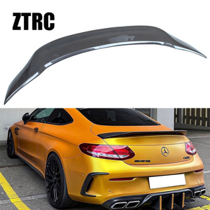 Aileron arrière en fibre de carbone style R pour C-Class W205 C205 Coupé 2 portes 2014-2020 - Product Image 1