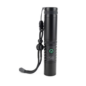 High Lumen Rechargeable <b>LED</b> <b>Flashlight</b> 3 Modes Zoomable Aluminum Alloy Body for Camping Hiking Emergency Customizable Logo Whole - Product Image 1