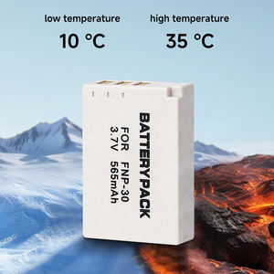 Batterie numérique de remplacement portable FNP-30 3,7 V 565 mAh Li-ion compatible avec l'appareil photo compact <span class=keywords><strong>Fujifilm</strong></span> <span class=keywords><strong>FinePix</strong></span> A205 A303 - Product Image 4