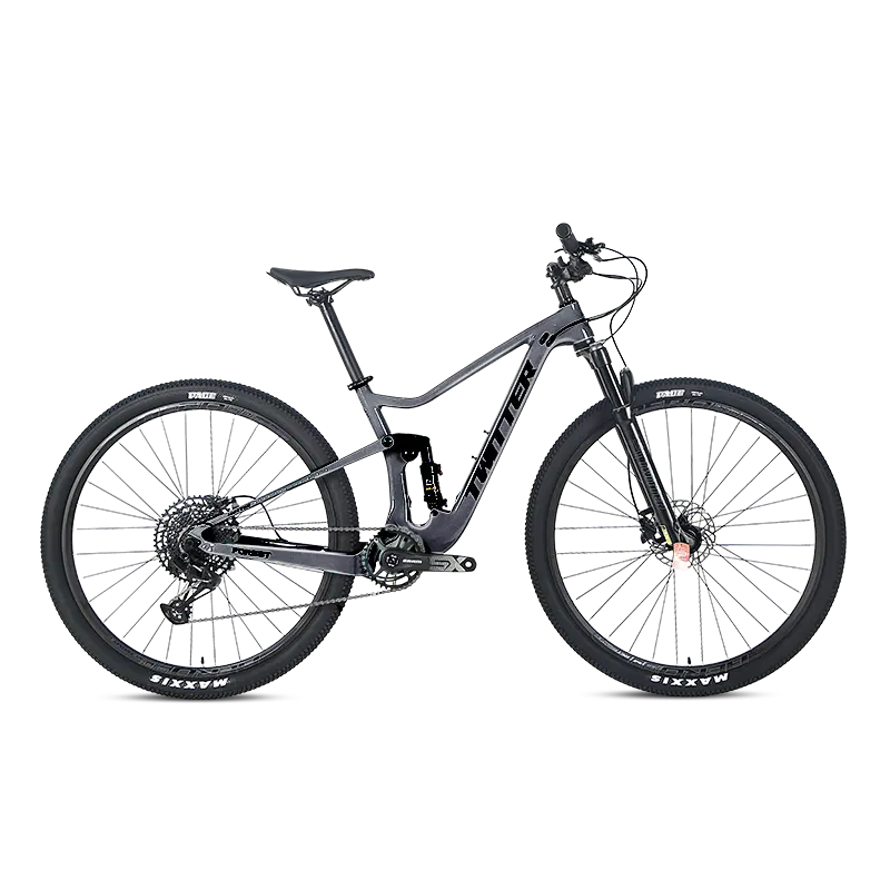 Twitter mtb bike OEM Прямая продажа горный велосипед с полной подвеской карбоновая рама SX 12 скоростной внедорожный углеродный горный велосипед