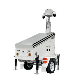 Di động năng lượng mặt trời Powered Trailer với 2X <span class=keywords><strong>PTZ</strong></span> dome máy ảnh cho CCTV - Product Image 3