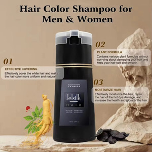 Shampoo colorant capillaire permanent à base de plantes Natura Black Herbal Plant Formula, 200 ml, marque privée OEM, <span class=keywords><strong>coloration</strong></span> douce et rapide - Product Image 2