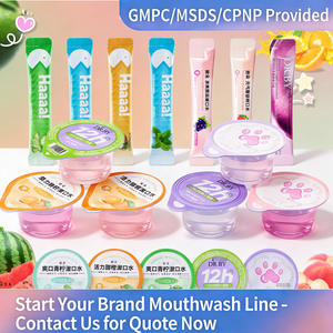 โลโก้แบบกำหนดเอง 13 มล. ฉลากขาว ผู้ผลิตฉลากส่วนตัวจากจีน น้ำยาบ้วนปากแบบแคปซูลพกพาขนาดเดินทาง - Product Image 1