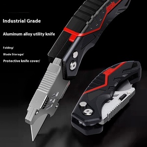 Cuchillas Retráctiles de Acero de Grado 18mm para Cuchillo de Electricista, Herramientas Manuales Personalizables OEM para Cortar Papel y Metal con Precisión - Product Image 2