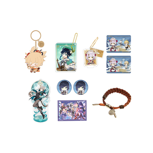 Prodotto più recente 2025 Genshin impatto prodotti con licenza genuina prodotti con supporto combinato casuale in acrilico portachiavi Jigsaw <span class=keywords><strong>Anime</strong></span> prodotti - Product Image 3