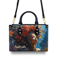 Sac en cuir avec motif imprimé de logo personnalisé, sac à main de culture africaine, sacs à main de mode pour femmes, sacs à main en bandoulière