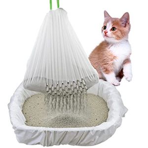 Pasta de plástico para descarga de gato, forro de lixo para gato e animal de estimação - Product Image 1