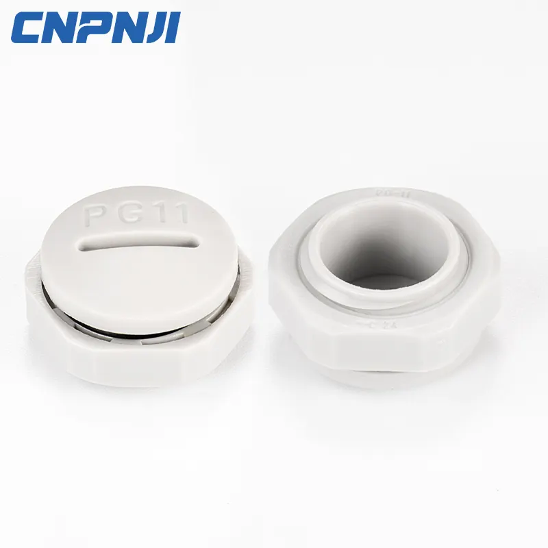 CNPNJI White nylon screw plastic hole plugs stop plug blind plug