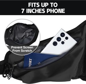 Free Sample Travel High Quality Running Belt Fanny Pack <b>Sport</b> Hydration Waist <b>Bag</b> for Men <b>Women</b> Outdoor <b>Sport</b> Waist <b>Bag</b> - Product Image 2