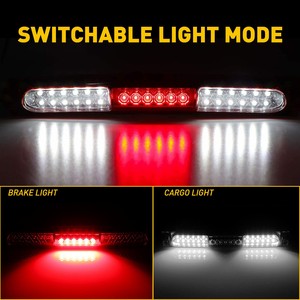 Barre de feux arrière LED auxito 97-03 FORD F150 TRUCK RED HOUSING, troisième feu stop - Product Image 2