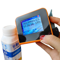 Imprimante jet d'encre portable TIJ INCODE à solvant écologique pour le codage de dates et de lots sur cartes PVC et badges d'identification en plastique
