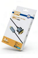 Cable HDMI a VGA de 2 Metros, 1080P, Full HD, Adaptador HDTV a VGA, Conexión Plug and Play para Laptop, PC, Monitor, Proyector, TV