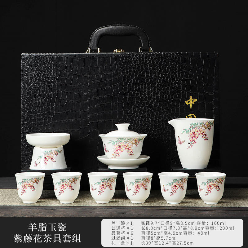 White - Wisteria Ten Head Set